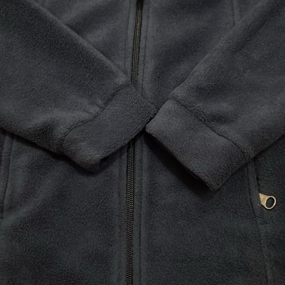 Boys Columbia Steens Mountain Fleece Jacket Size XS 6/7 Navy Blue - Picture 3 of 5